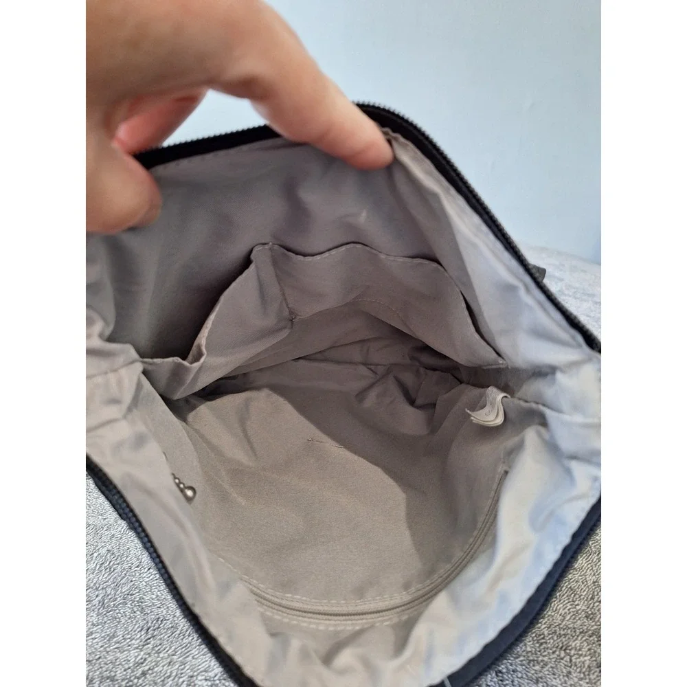 Baggallini Nylon Crossbody Bag Purse Womens Medium Black On The Go‎ Hiking